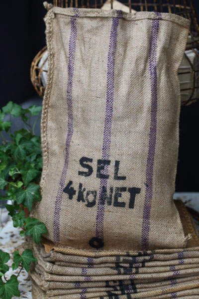 Sel Burlap Bag