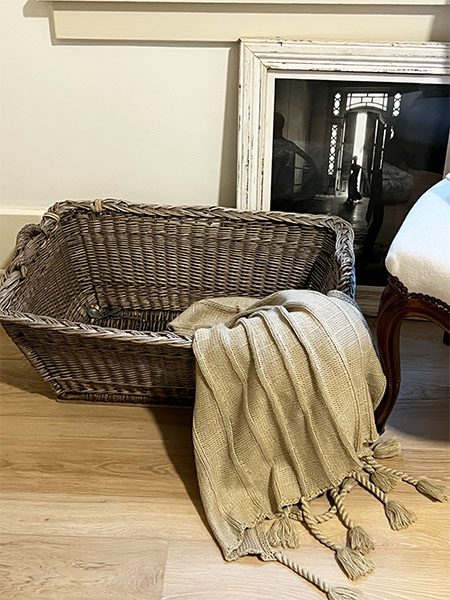 Antique French Laundry Basket #M SOLD OUT