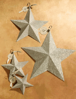 Wendy Addison Glitter Stars- mini 2inch