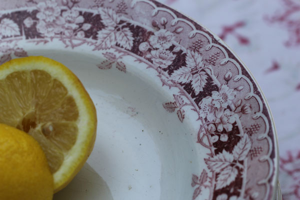 French Ironstone Plates Set 12 #RedFloralSOLD 1