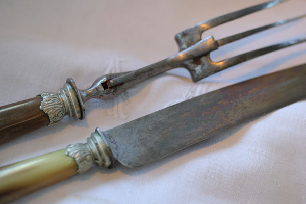 Antique Carving Set #tort 2