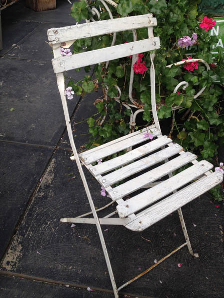 French Bistro Chair -White #M4