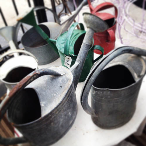 French Zinc Watering Can #blue 1
