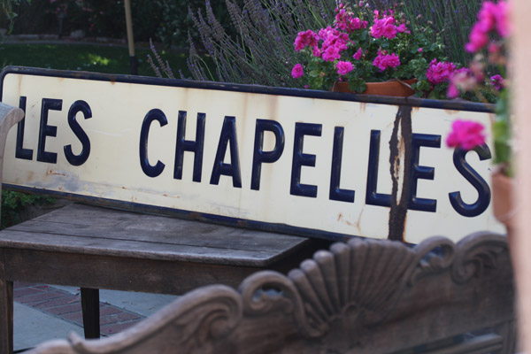 French  Directional Sign - Les ChapellesSOLDOUT