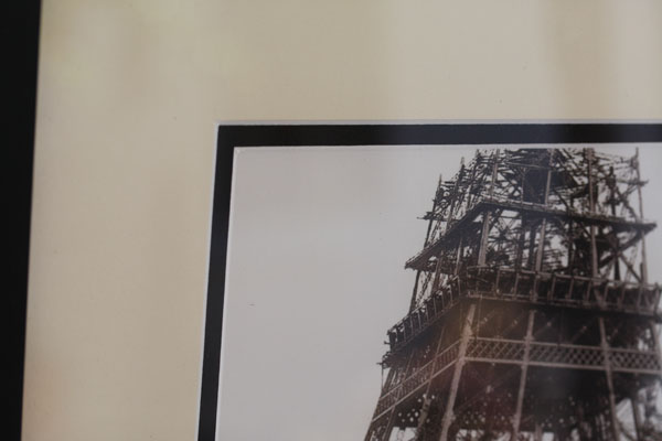 Le Eiffel Construction Framed Print 1