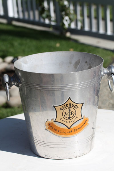 French Champagne Bucket #Veuve ClicquotSOLD