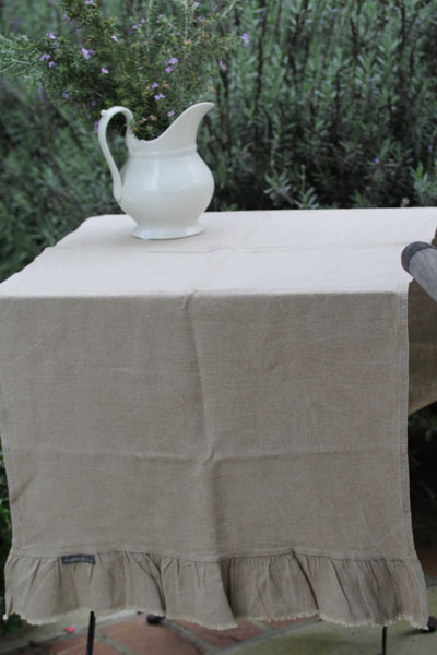 French Linen Runner #SummerLinen