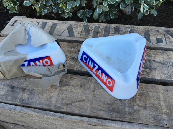 French Ashtray #cinzano