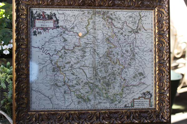 French Antique Map #BRIE framedSOLD