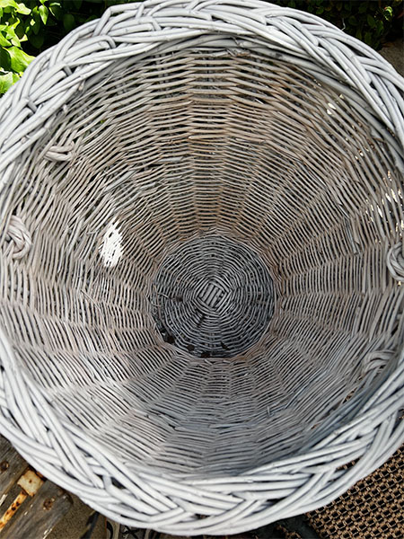Vintage Vineyard Basket with plaque #W  1