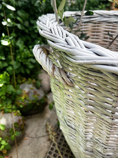 Vintage Vineyard Basket with plaque #W  2
