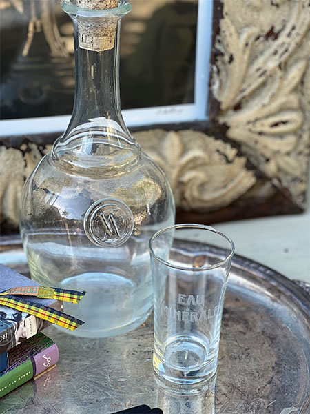 Eau Water Glass