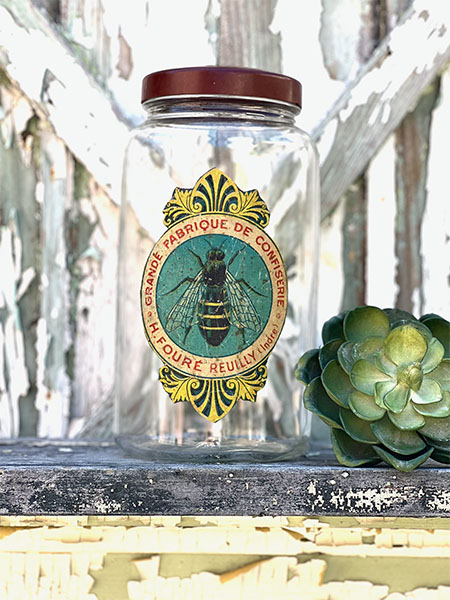 Bee Jar Canister #9