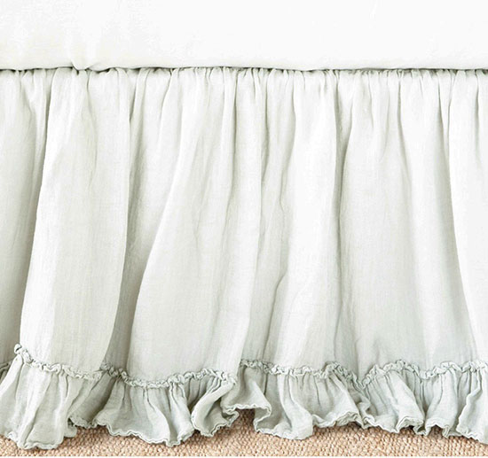 Bella Notte KING Bed Skirt in Whisper Linen Color 3