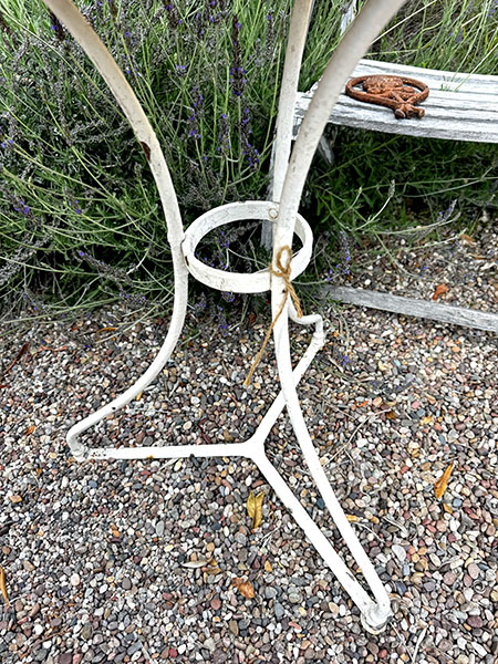 French Bistro Table White #21 3
