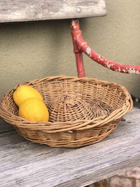 French Round Brioche Basket #vin15