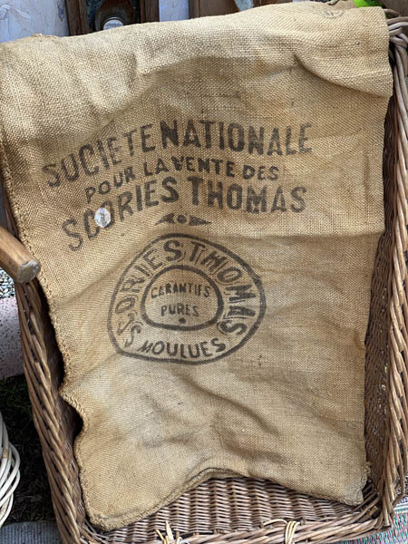 French Burlap Bag #moulues