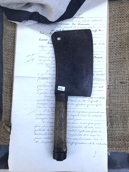 Antique French Butcher Cleaver SOLD OUT