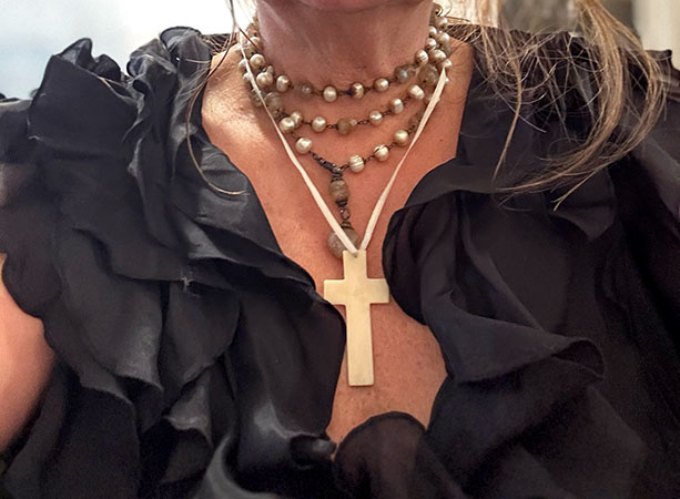 Cote Bastide Ivory Cross  FREE SHIP 3