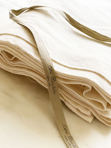 Cote Bastide Ivory Linen Tablecloth #new 3