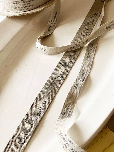 Cote Bastide Linen Ribbon 1in #yard