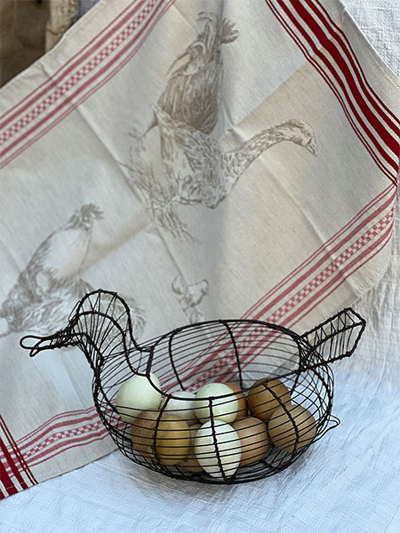 French Chicken Egg Basket