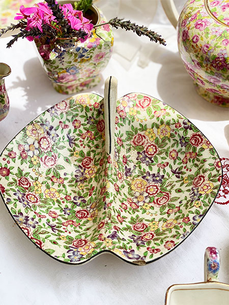 Chintz Dual Nut Dish