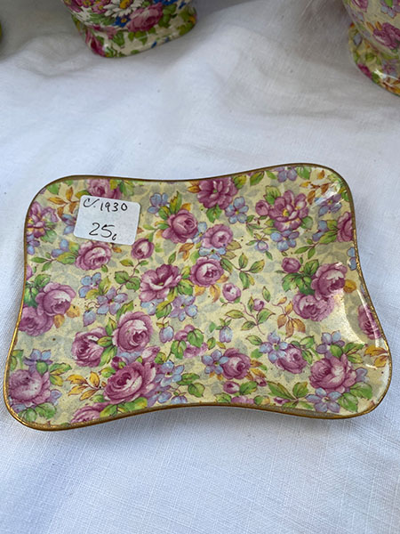 Chintz Nut Dish #englishrose