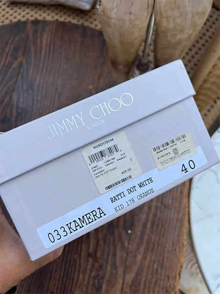 Jimmy Choo Polka Dot VINTAGE 9SOLD 1