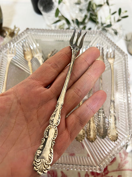 Vintage Cocktail Forks #set10 1