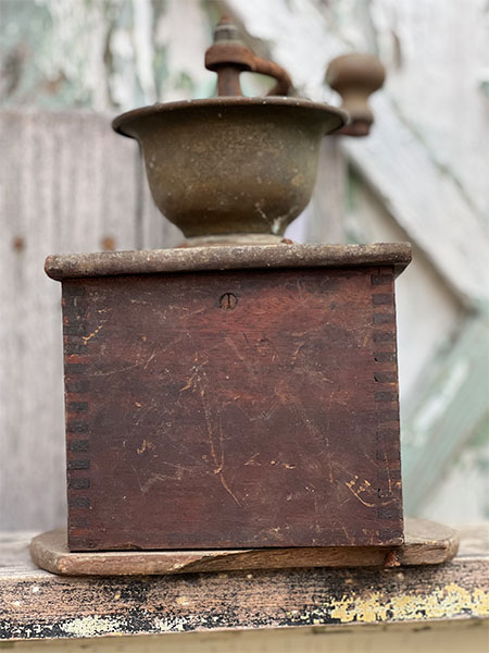 Antique French Coffee Mill #M2 2