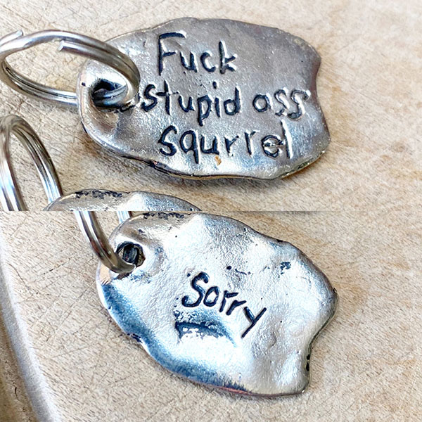 Dog Tag #sorrysquirrel