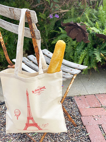 Eiffel Tote #canvasred