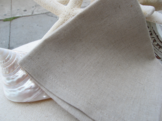 French Hemp Fabric Unwashed (by yard)