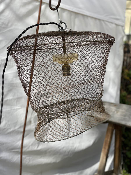  French Fisherman Basket Lamp