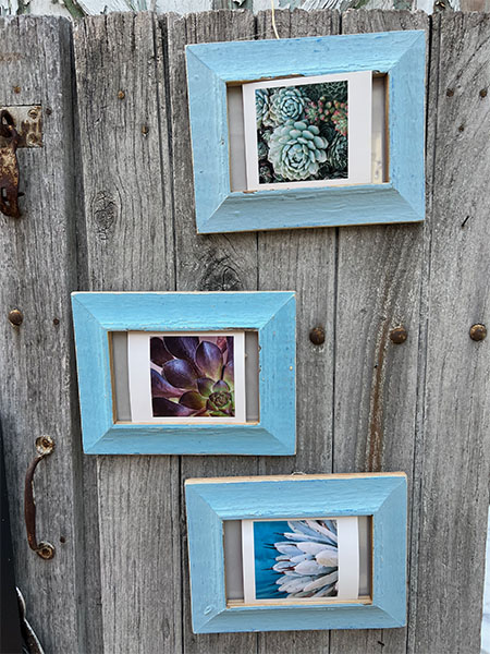 Vintage Floorboard Frame 4x6 #bluenondistress