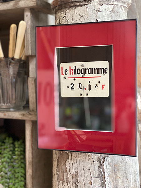 French Framed Produce Sign #20kilo5x7