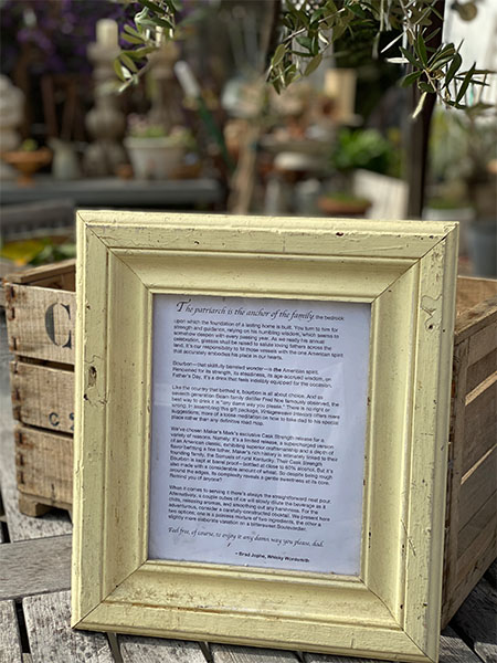 Distressed Floorboard Frame 8 x 10 #yellow 