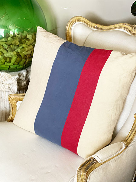 French Flag Pillow ONE