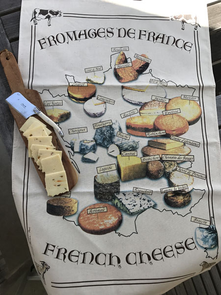 French Canvas Cotton Torchon #FROMAGE