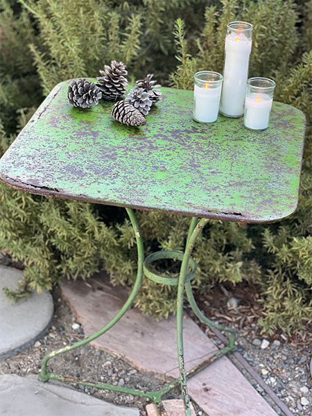Green Bistro Table #23