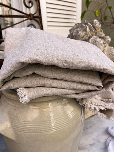 Under The Canopy Cotton & Hemp Towel - Oyster Oyster / Bath Towel