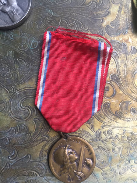 Vintage French Medal F