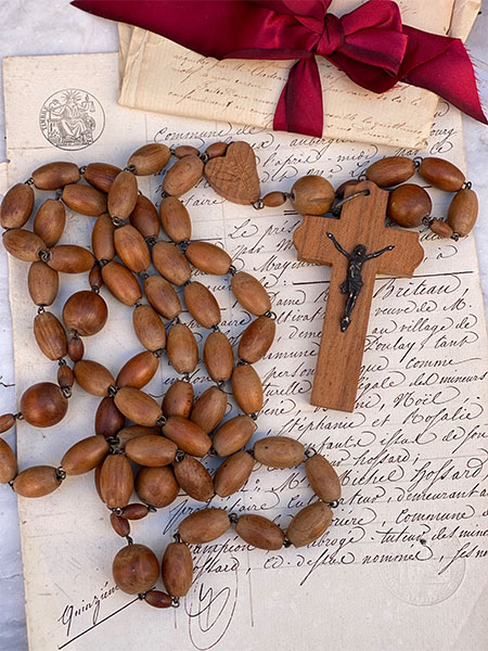 Antique French Nun's Rosary 1