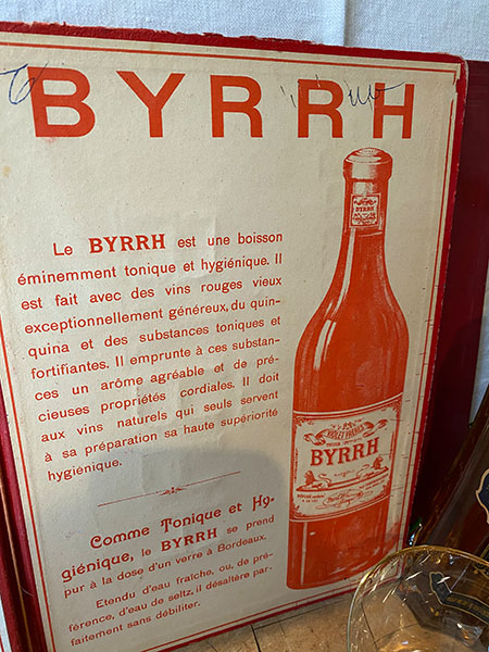 Antique French Menu #byrrh 3