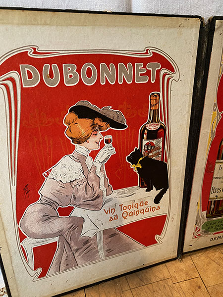 Antique French Menu Cover #dubonnet 2