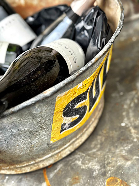 Antique Tin Pail #SUZE 2