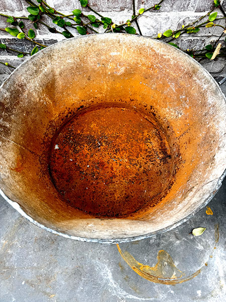 Antique Tin Pail #SUZE 3
