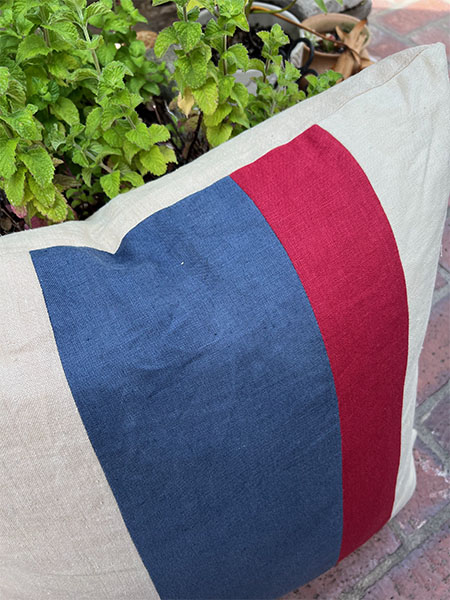 French Flag Pillow PAIR 1