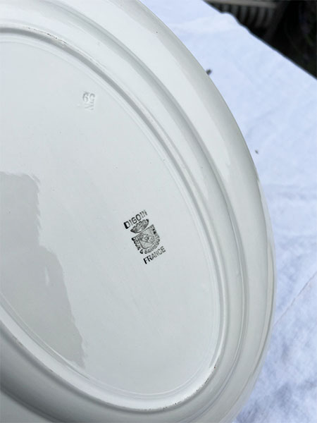 Antique French Ironstone Platter #PW2 2